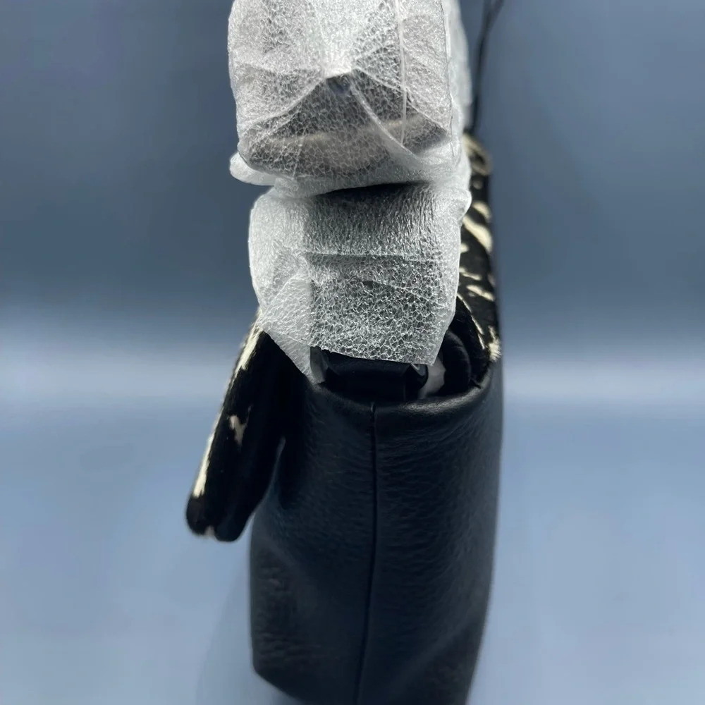 AIMEE Kestenberg Novelty Preston Leather Mini Crossbody Bag, Static Haircalf NWT - Picture 11 of 15